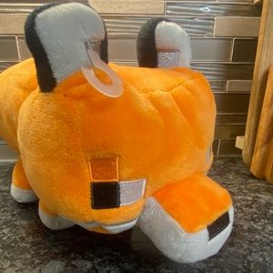 Minecraft Mojang Fox 2020 Stuffed Animal Plush Large 12”